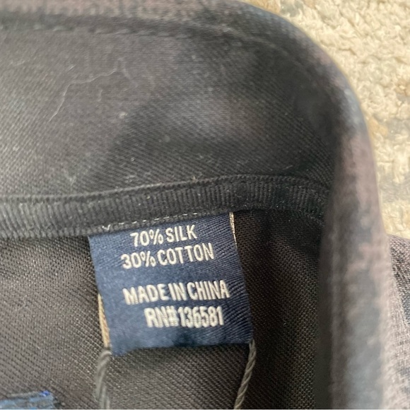 Nat Nast silk button down mens palm tree short sleeve M NWT - Picture 4 of 5